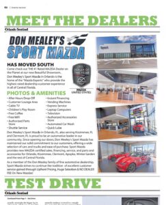 Sport Mazda "Meet The Dealers" Newspaper Ad